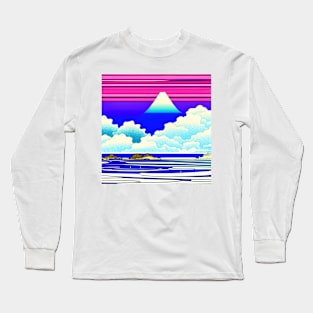 The extraordinary Fuji amidst a particularly colorful landscape. Long Sleeve T-Shirt